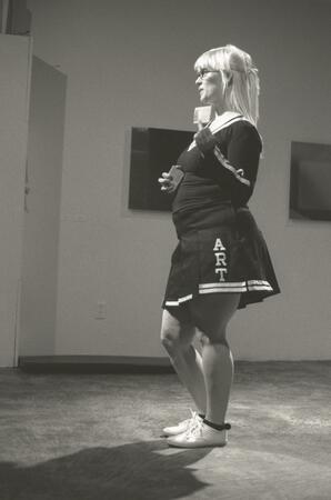 I quit art school to become a cheerleader Negative 31