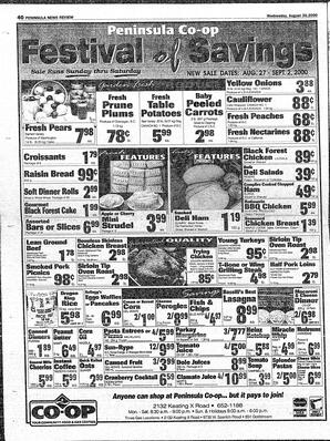 The Peninsula News Review Wed, August 30, 2000 (Page 4)