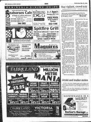 The Peninsula News Review Wed, May 24, 2000 (Page 13)