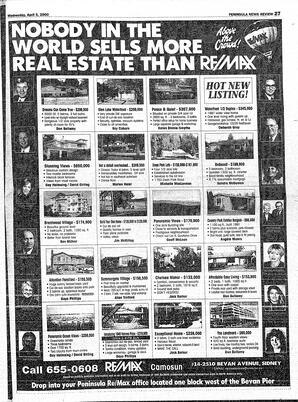 The Peninsula News Review Wed, April 5, 2000 (Page 29)