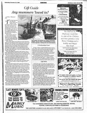 The Peninsula News Review Wed, December 22, 1999 (Page 23)