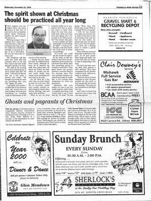 The Peninsula News Review Wed, December 22, 1999 (Page 17)
