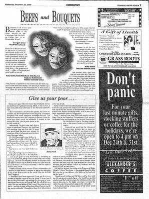 The Peninsula News Review Wed, December 22, 1999 (Page 7)