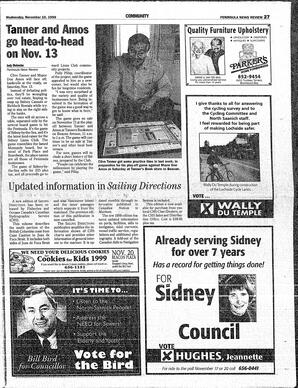The Peninsula News Review Wed, November 10, 1999 (Page 27)