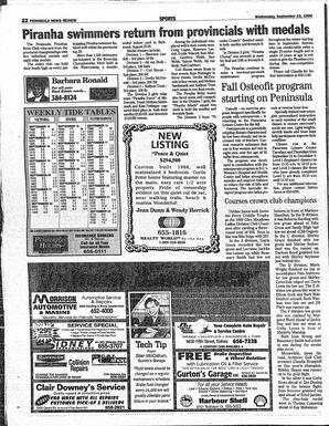 The Peninsula News Review Wed, September 15, 1999 (Page 22)