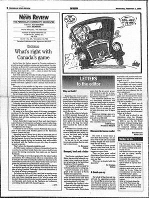 The Peninsula News Review Wed, September 1, 1999 (Page 6)