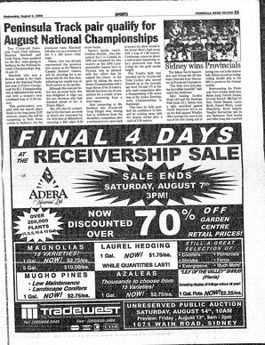 The Peninsula News Review Wed, August 4, 1999 (Page 23)