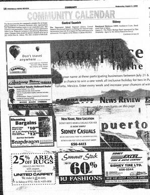 The Peninsula News Review Wed, August 4, 1999 (Page 20)