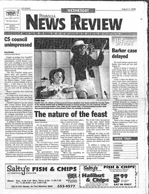 The Peninsula News Review Wed, August 4, 1999 (Page 1)