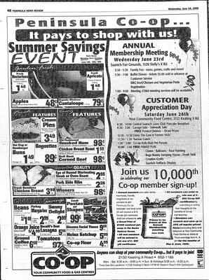 The Peninsula News Review Wed, June 16, 1999 (Page 4)