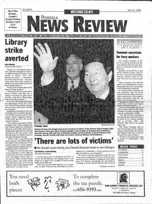 The Peninsula News Review Wed, April 21, 1999 (Page 1)