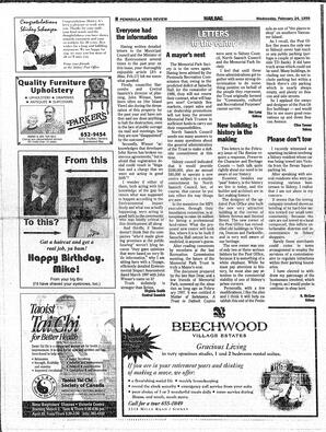 The Peninsula News Review Wed, February 24, 1999 (Page 9)