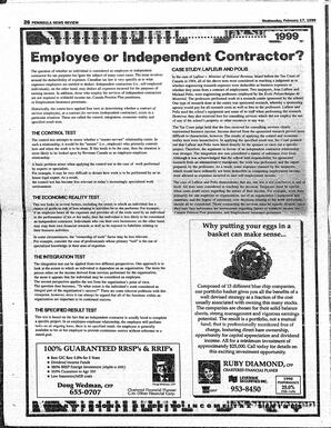 The Peninsula News Review Wed, February 17, 1999 (Page 26)