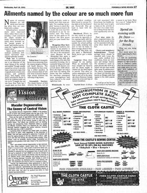The Peninsula News Review Wed, April 18, 2001 (Page 19)
