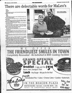 The Peninsula News Review Wed, November 25, 1998 (Page 27)