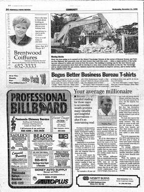 The Peninsula News Review Wed, November 11, 1998 (Page 24)