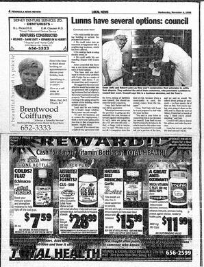 The Peninsula News Review Wed, November 4, 1998 (Page 4)