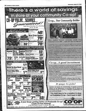 The Peninsula News Review Wed, August 26, 1998 (Page 20)