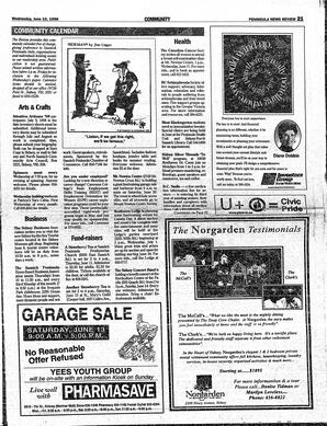 The Peninsula News Review Wed, June 10, 1998 (Page 22)