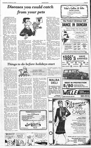 The Review Wed, October 16, 1985 (Page 15)