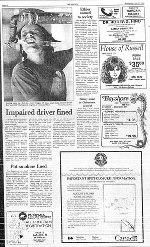 The Review Wed, July 31, 1985 (Page 8)