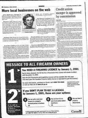 The Peninsula News Review Wed, December 6, 2000 (Page 22)
