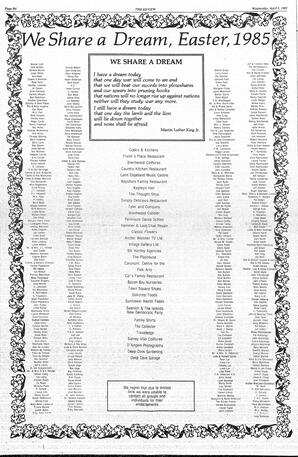 The Review Wed, April 3, 1985 (Page 18)