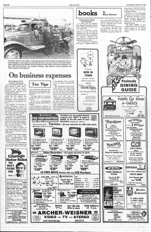 The Review Wed, March 27, 1985 (Page 20)