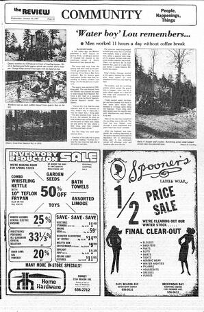The Review Wed, January 30, 1985 (Page 13)