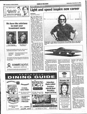 The Peninsula News Review Wed, December 5, 2001 (Page 22)