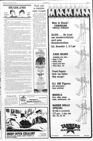 The Review Wed, November 28, 1984 (Page 17)