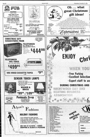 The Review Wed, November 21, 1984 (Page 16)