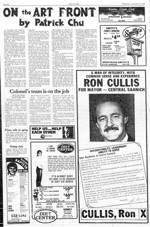 The Review Wed, November 14, 1984 (Page 20)
