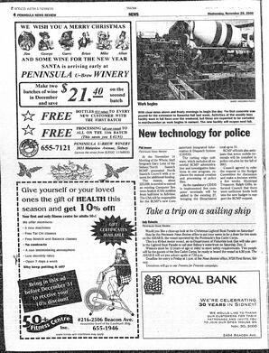 The Peninsula News Review Wed, November 29, 2000 (Page 6)