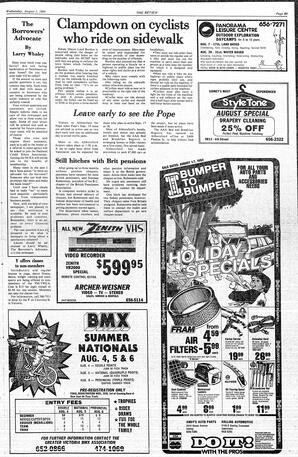 The Review Wed, August 1, 1984 (Page 21)