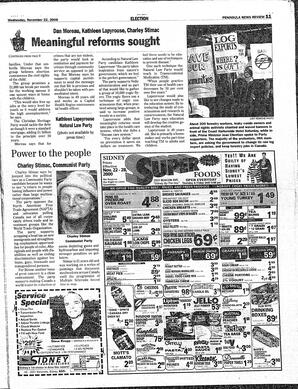 The Peninsula News Review Wed, November 22, 2000 (Page 13)