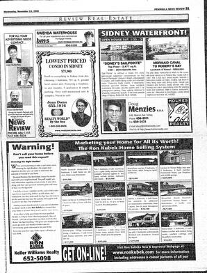 The Peninsula News Review Wed, November 15, 2000 (Page 33)