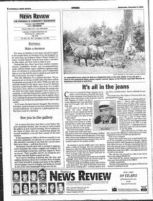 The Peninsula News Review Wed, December 5, 2001 (Page 8)
