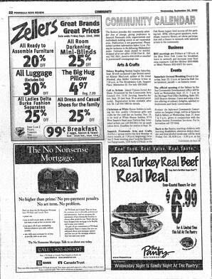 The Peninsula News Review Wed, September 20, 2000 (Page 22)