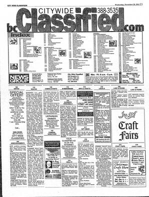 The Peninsula News Review Wed, November 28, 2001 (Page 40)