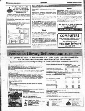 The Peninsula News Review Wed, September 6, 2000 (Page 38)