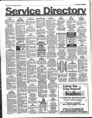 The Peninsula News Review Wed, August 30, 2000 (Page 36)