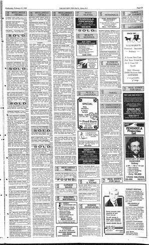 The Review Wed, February 22, 1989 (Page 29)