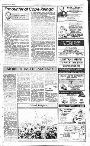 The Review Wed, February 22, 1989 (Page 5)