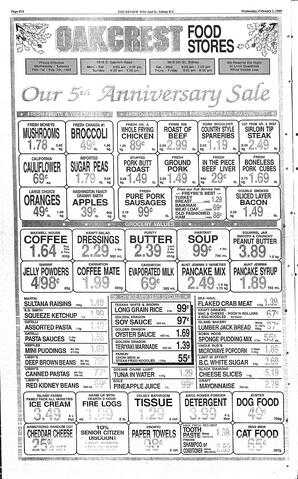 The Review Wed, February 1, 1989 (Page 34)