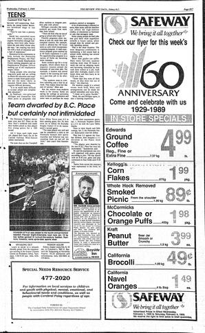 The Review Wed, February 1, 1989 (Page 33)