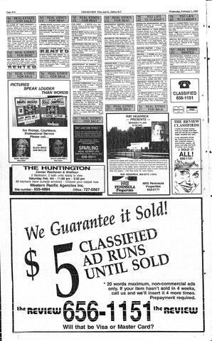 The Review Wed, February 1, 1989 (Page 32)