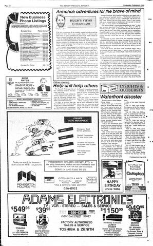 The Review Wed, February 1, 1989 (Page 8)