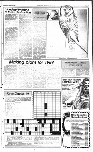 The Review Wed, January 4, 1989 (Page 21)