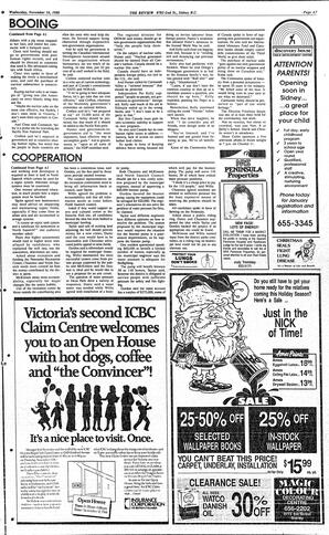 The Review Wed, November 16, 1988 (Page 7)